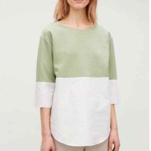 COS Sweater with Shirt Hem